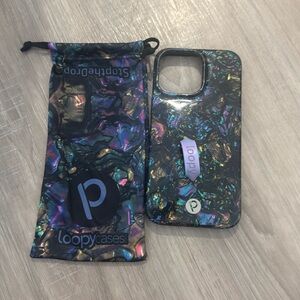 Loopy 14 pro max abalone case